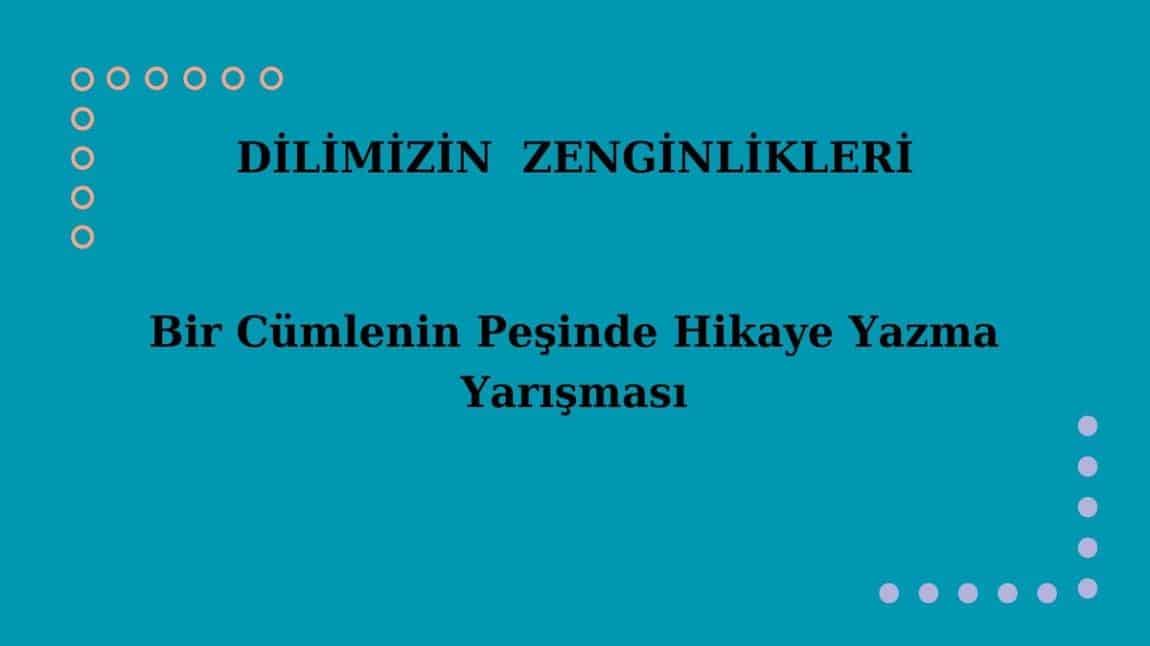 Bir Cümlenin Peşinde Hikaye Yazma Yarışması 