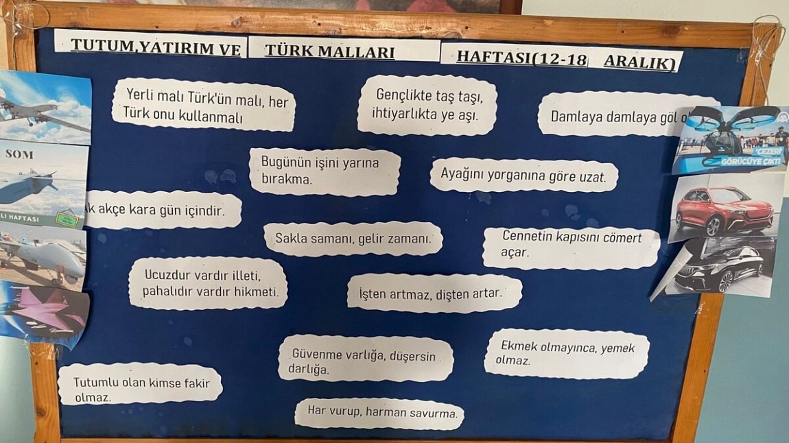 Okulumuzun Yerli Malı Haftası Etkinlikleri